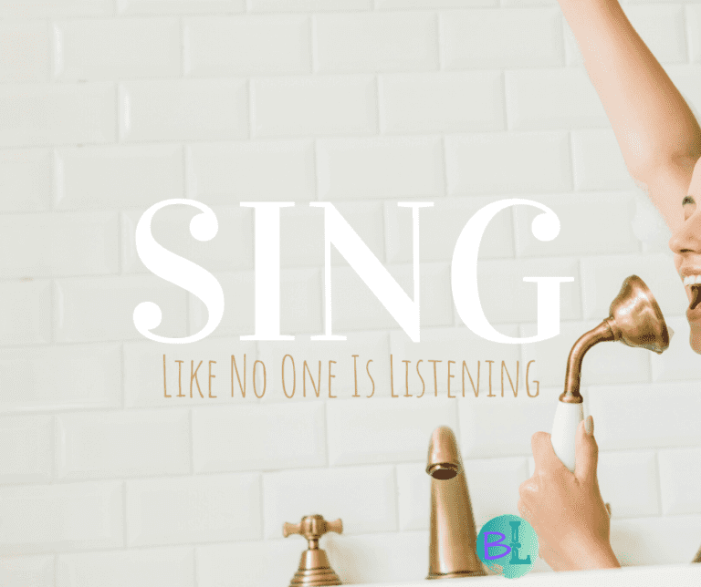 Overcoming Fear: Sing Like No One Is Listening